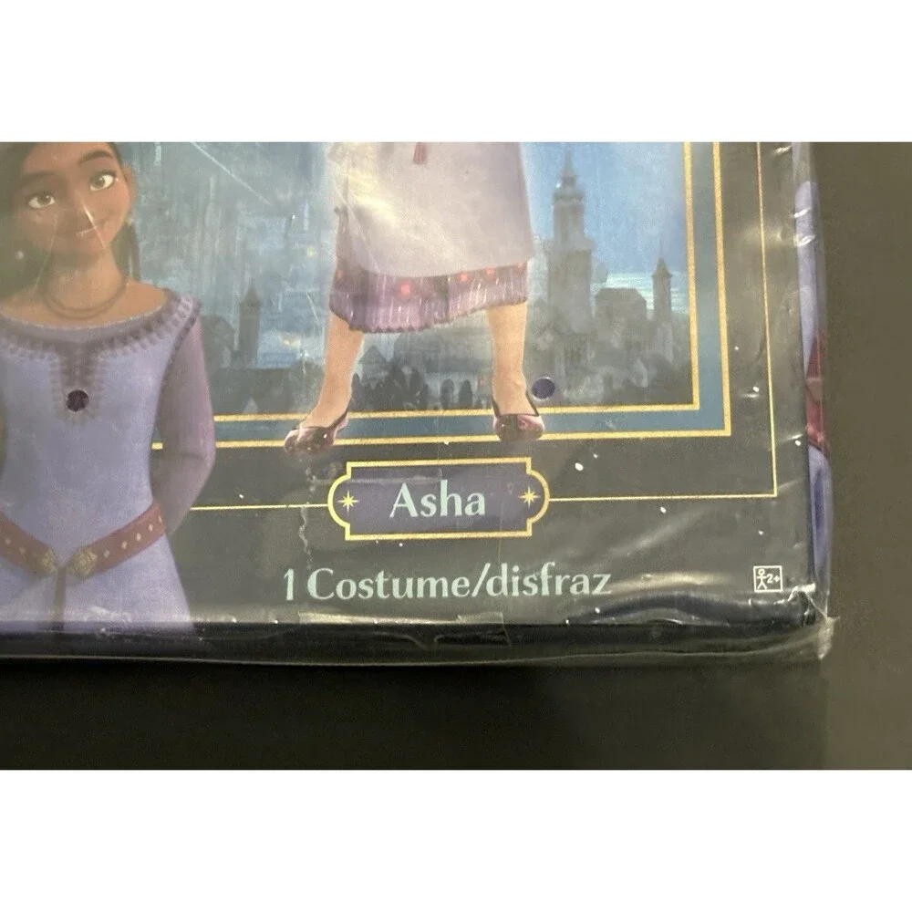 Disney Wish ASHA Halloween Costume Toddler 2 Dress, Belt & Pouch NEW